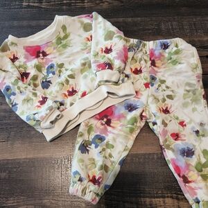 GAP Floral Sweatsuit Set